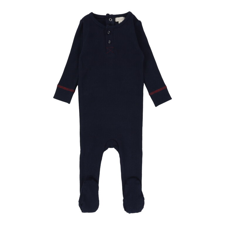 Lil Legs Lil Legs Henley Footie- FW24 -