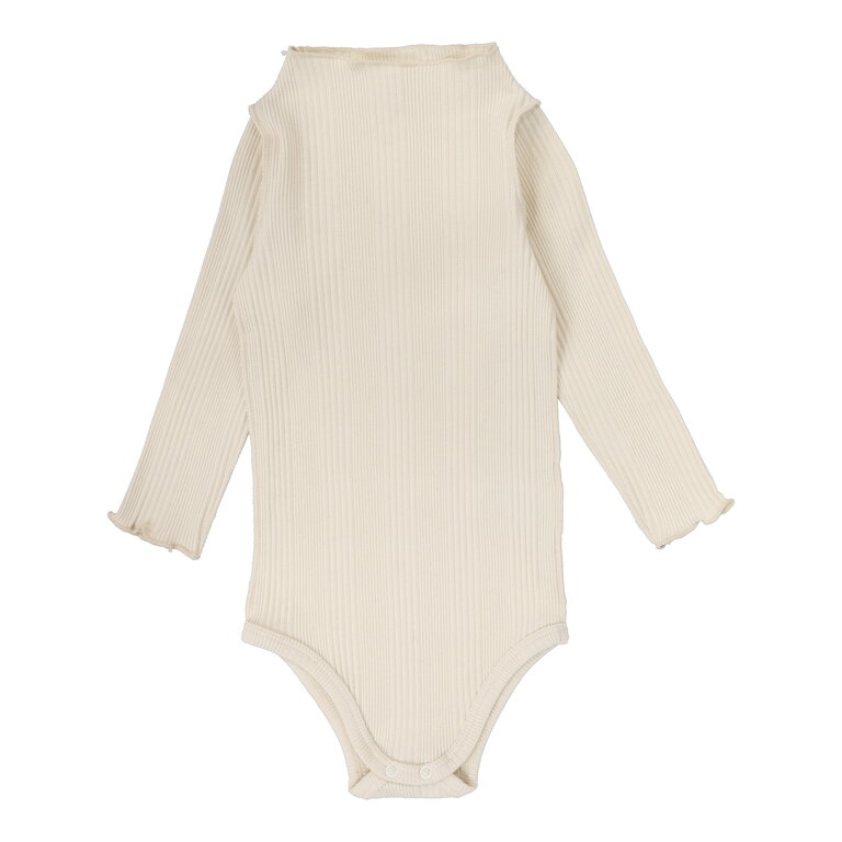 Lil Legs Lil Legs Ribbed Funnel Neck Onesie - FW24 -