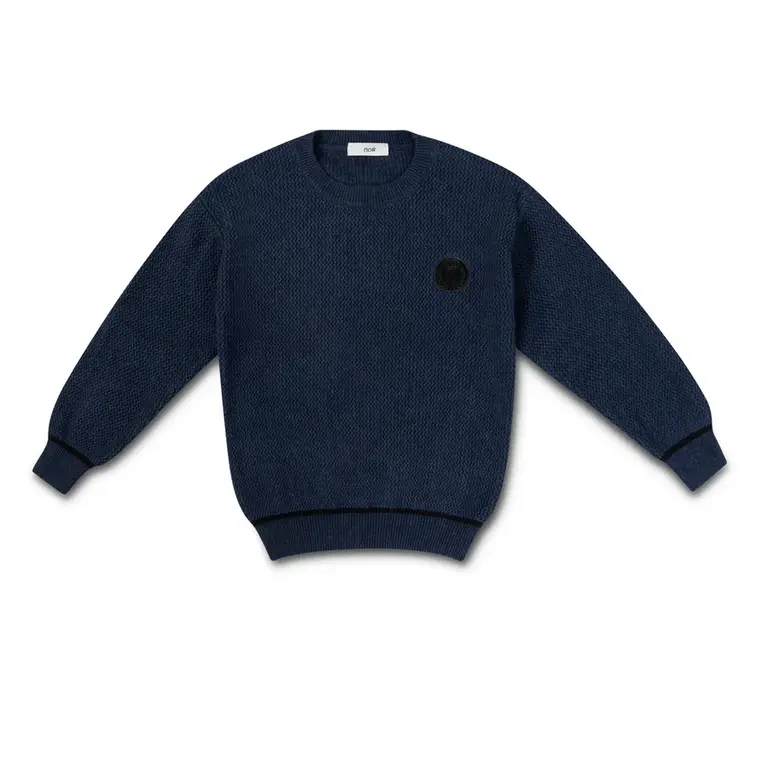 Tior Tior Emblem Patch Crew Sweater - FT1524 - FW24 -
