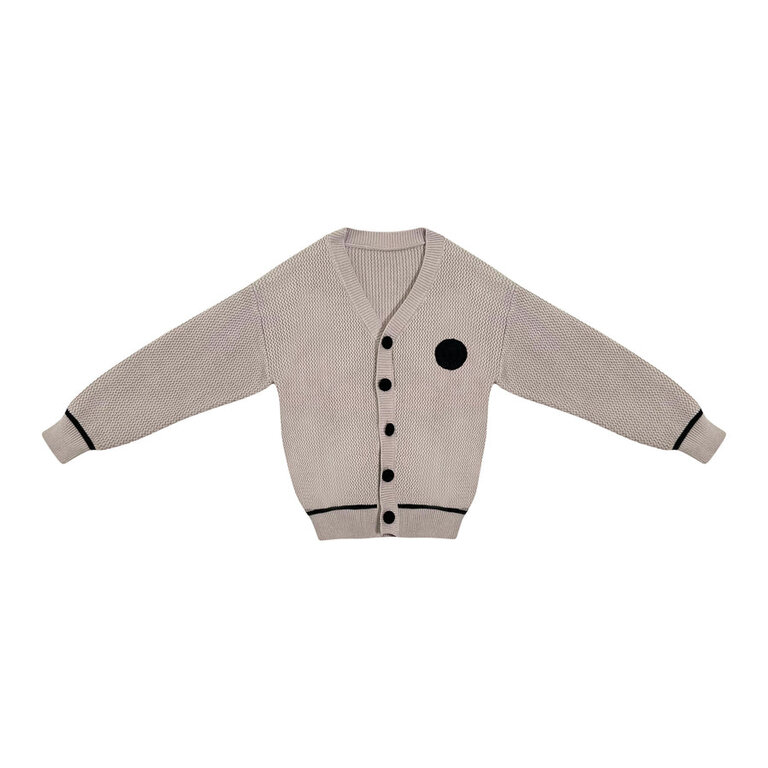 Tior Tior Emblem Patch Crew Cardigan - FT1324 - FW24 -