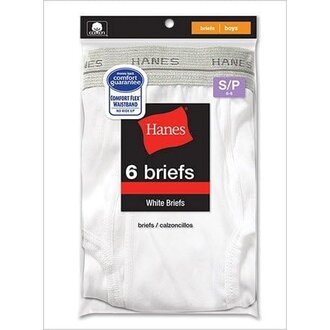 Hanes Hanes Boys Briefs - 6 Pack - B252P6 -