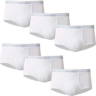 Hanes Hanes Mens White Briefs - 6 Pack -