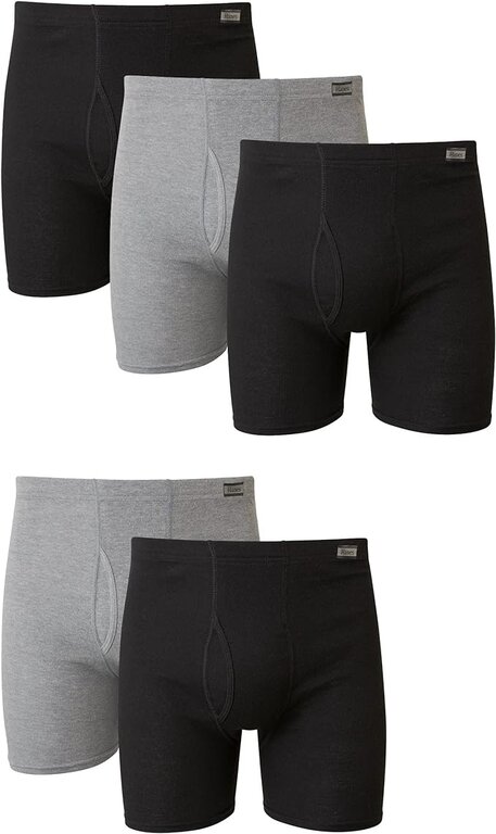 Hanes Hanes Mens Boxer Briefs - 5 Pack - 2349K6 -