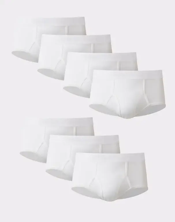 Hanes Hanes Mens White Briefs - 7 Pack -