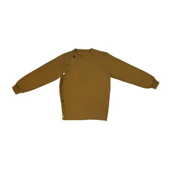 Jolie Enfants Jolie Enfants Buttoned Crew Sweater - FW23 - T1592 - Jolie Enfants Jolie Enfants Buttoned Crew Sweater - FW23 - T1592 -