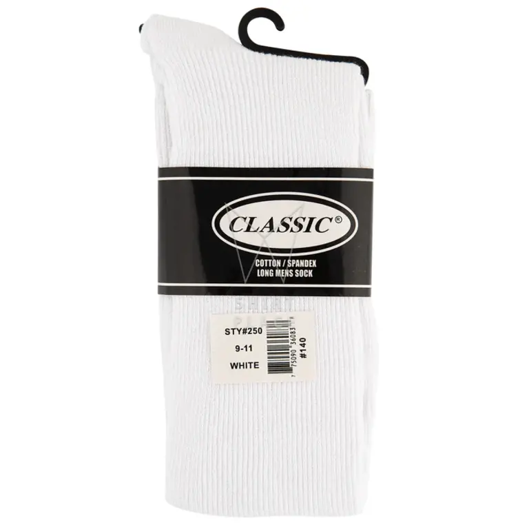 Classic Classic Mens Cotton Blend Long Socks - 250  -