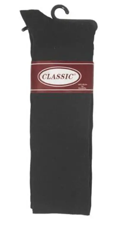Classic Classic Mens Long Nylon Dress Socks - 470 -