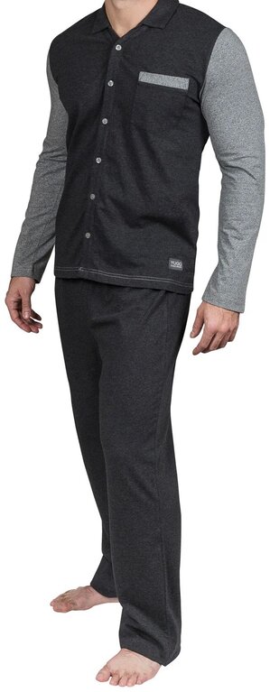 Yugo Sport Yugo Sport Button Down Knit Pajamas - Small Collar - 9241 -