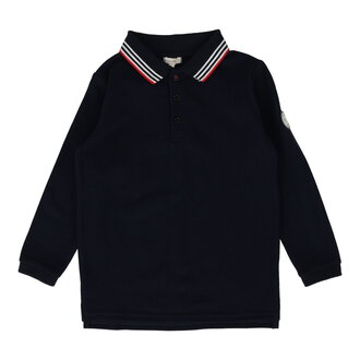 Lil Legs Boys Multi Stripe Collar Polo - Navy Lil Legs Boys Multi Stripe Collar Polo - Navy