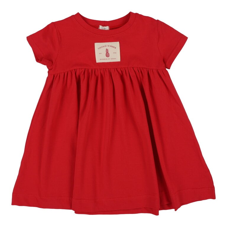 Lil Legs Lil Legs Patch Dress - Short Sleeve - SS25 -