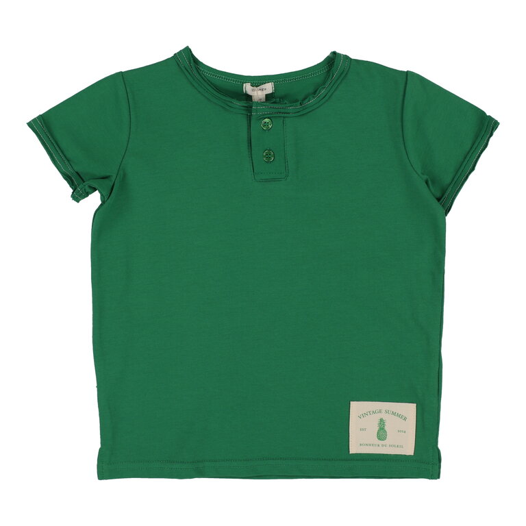 Lil Legs Lil Legs Boys Henley Tee - SS25 -