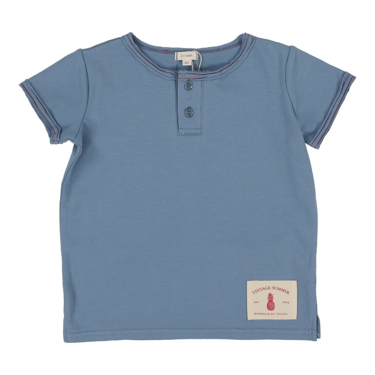 Lil Legs Lil Legs Boys Henley Tee - SS25 -