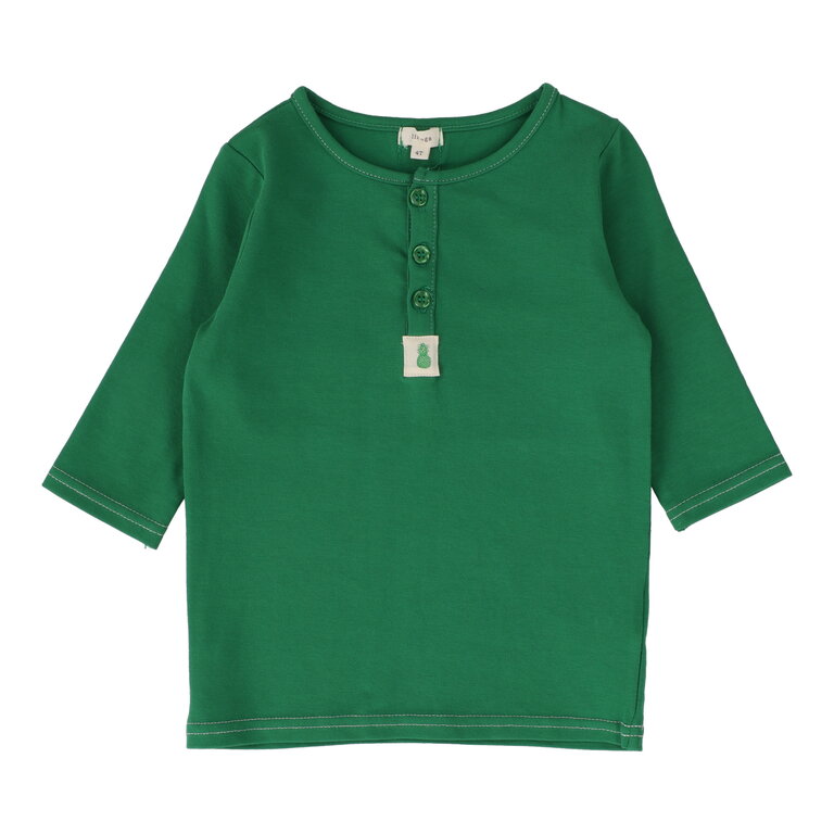 Lil Legs Lil Legs Girls Henley Tee - 3/4 Sleeve - SS25 -