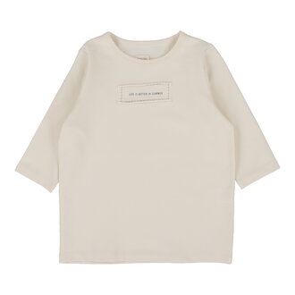 Analogie Analogie Girls Patch Tee - 3/4 Sleeve - SS25 -