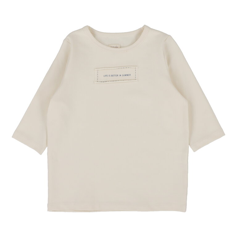Analogie Analogie Girls Patch Tee - 3/4 Sleeve - SS25 -