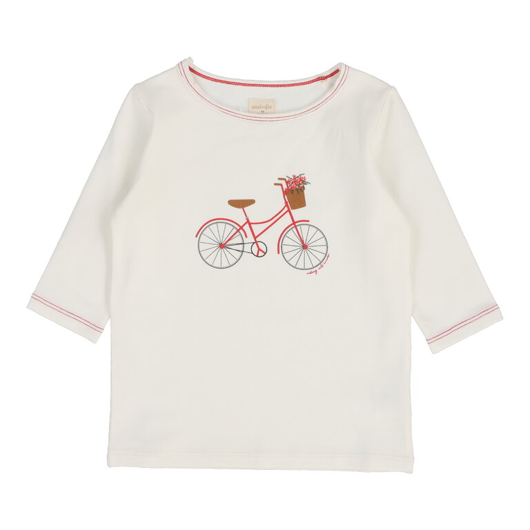 Analogie Analogie Girls Bike Tee - 3/4 Sleeve - SS25 -