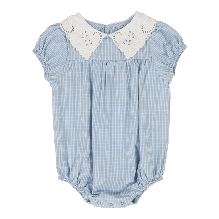 Analogie Analogie Windowpane Romper - SS25 -