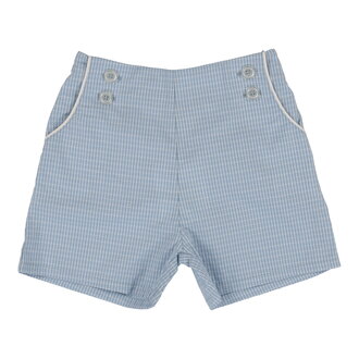 Analogie Analogie Windowpane Button Shorts - SS25 -