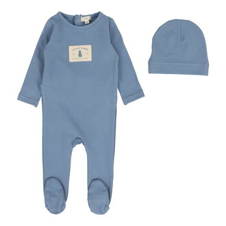 Lil Legs Lil Legs Contrast Footie W/ Beanie - SS25 -