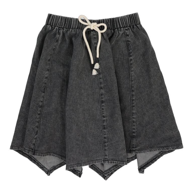 Analogie Analogie Asymmetrical Stonewash Skirt - SS25 -
