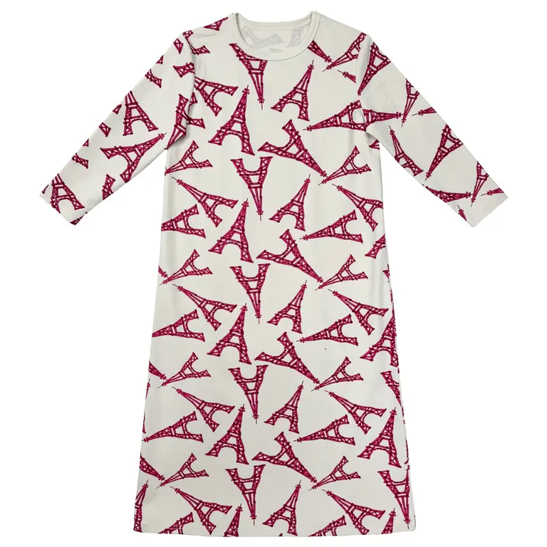 Bunny Love Bunny Love Eiffel Print Nightgown - SP2532 - SS25 -