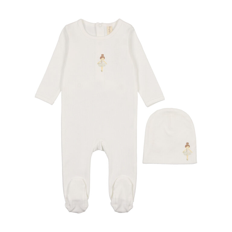 Bonjoy Bonjoy Printed Doll Footie - SS25 -