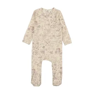 Bonjoy Bonjoy Lilac Print Footie - SL25043 - SS25 -