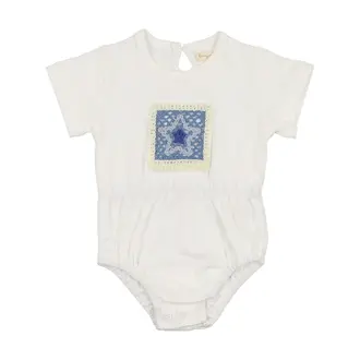 Bonjoy Bonjoy Crochet Square Romper - SL250149R - SS25 -