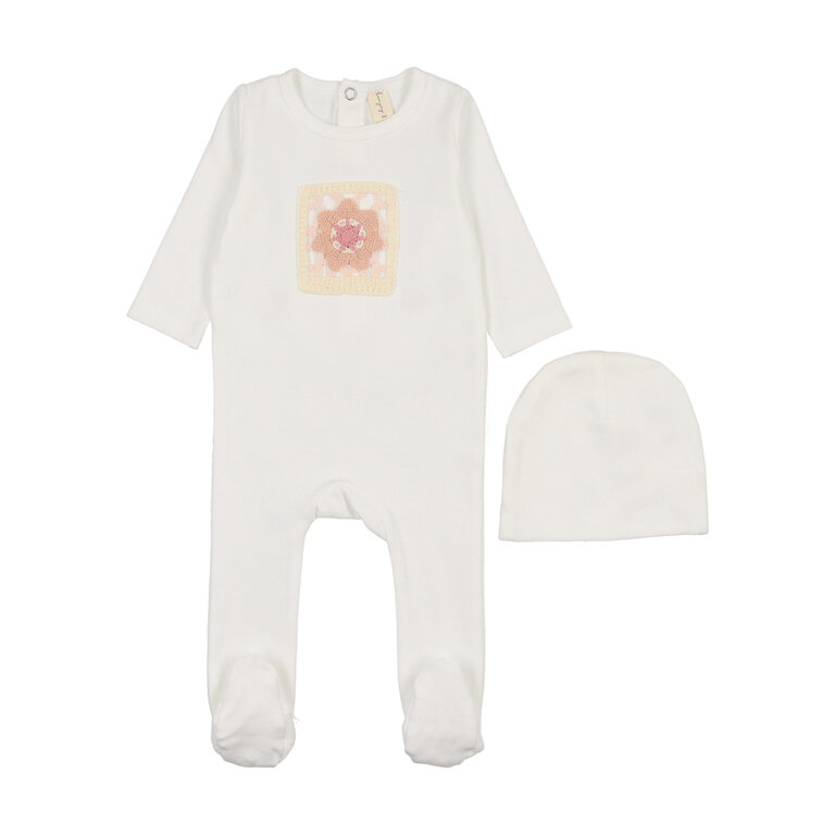 Bonjoy Bonjoy Crochet Footie Set - SL250149FS - SS25 -