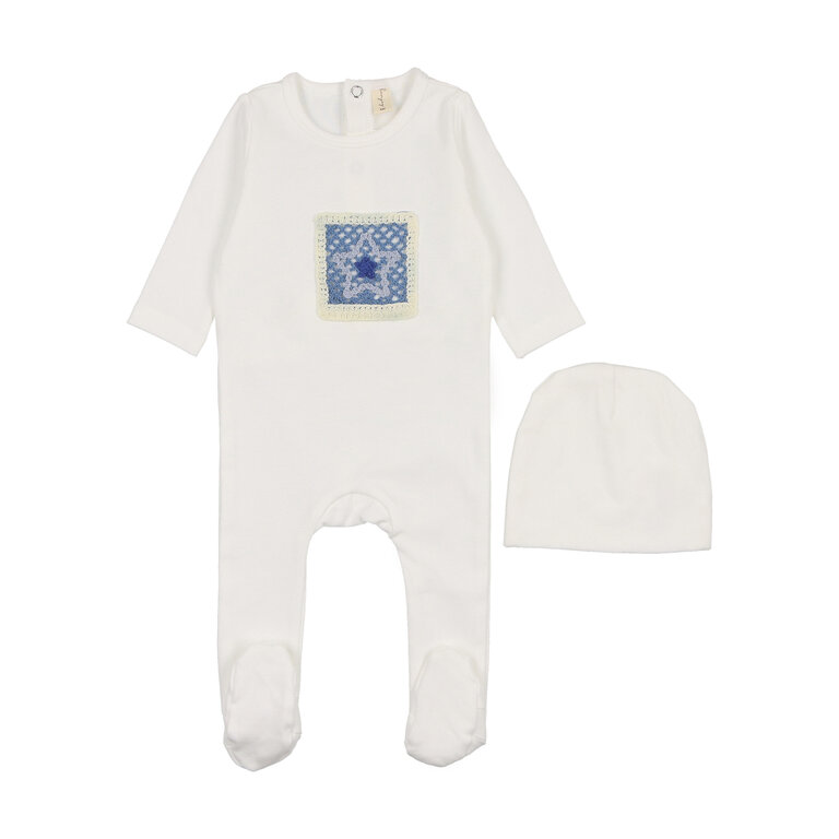 Bonjoy Bonjoy Crochet Footie Set - SL250149FS - SS25 -