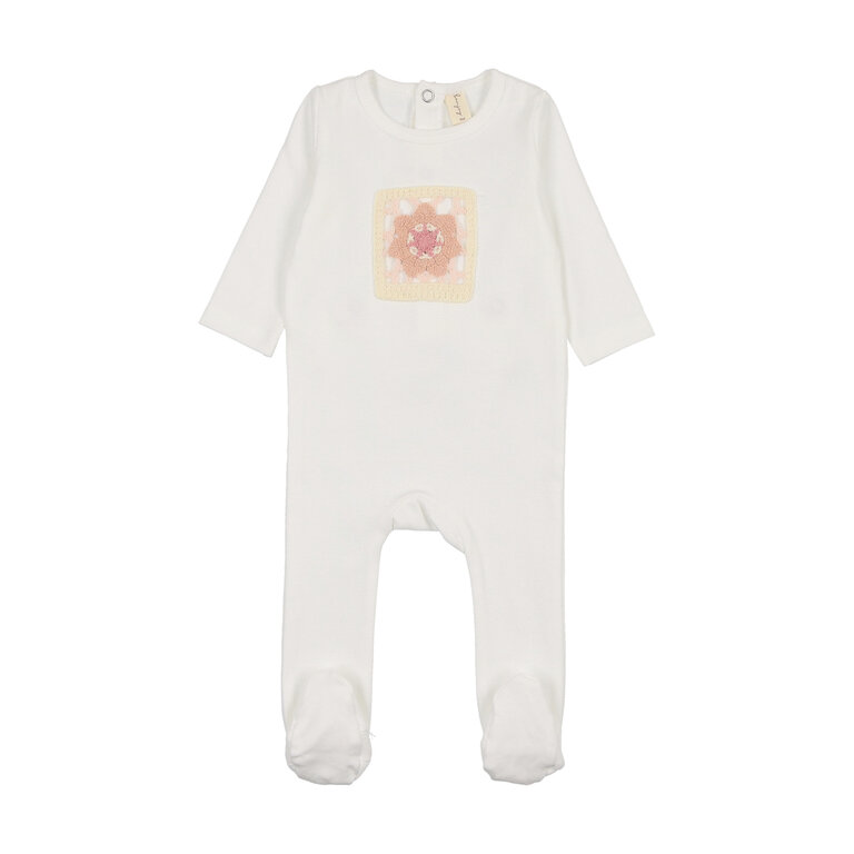 Bonjoy Bonjoy Crochet Square Footie - SL250149F - SS25 -