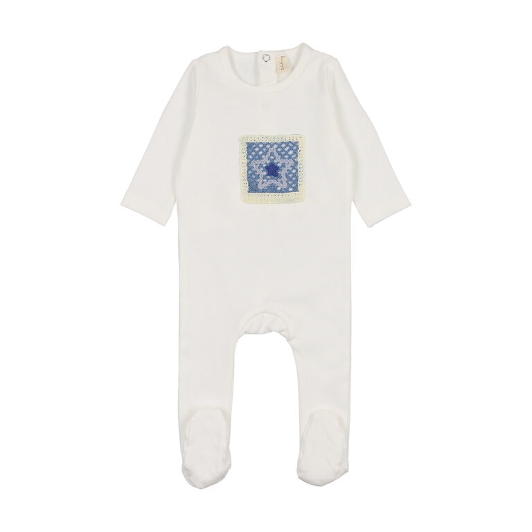 Bonjoy Bonjoy Crochet Square Footie - SL250149F - SS25 -