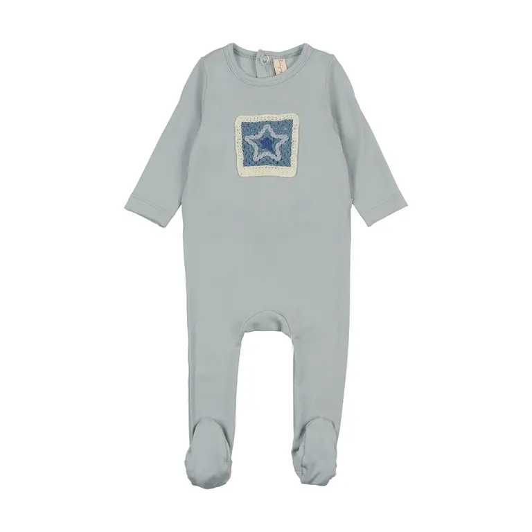 Bonjoy Bonjoy Crochet Square Footie - SL250149F - SS25 -