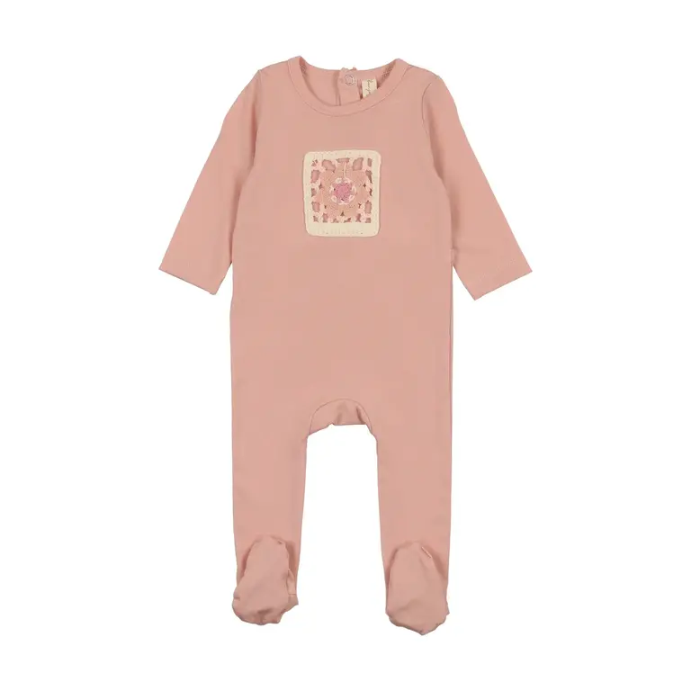 Bonjoy Bonjoy Crochet Square Footie - SL250149F - SS25 -