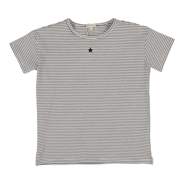 Analogie Lil Legs Striped Short Sleeve Tee - SS25 -