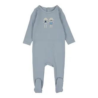 Lil Legs Lil Legs Lamb Footie - SS25 -