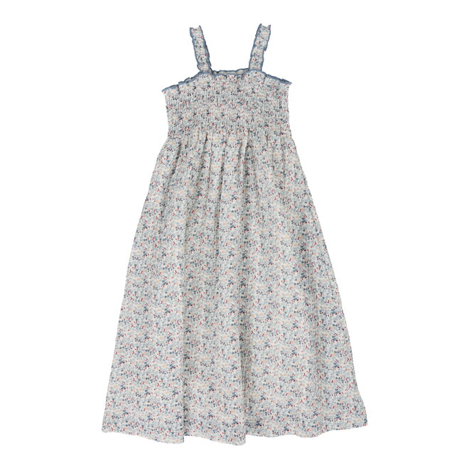 Lil Legs Smocked Maxi Jumper - Multi Botanical (Loungewear Collection) main image 0