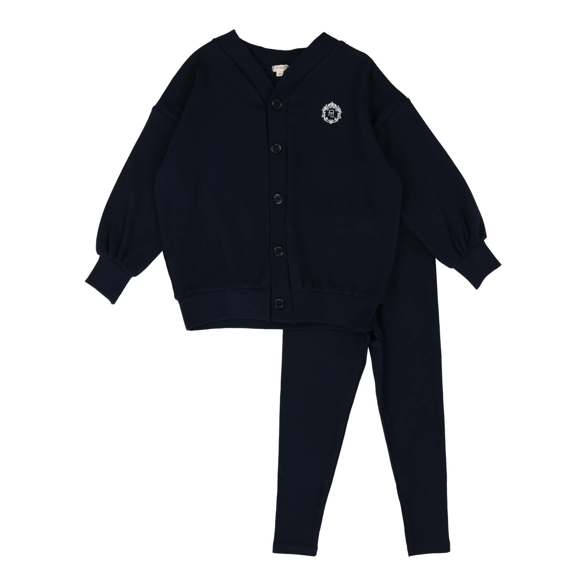 Lil Legs Cardigan Lounge Set - Navy Lil Legs Cardigan Lounge Set - Navy