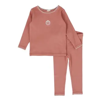 Lil Legs Lil Legs Emblem Pajamas - SS25 -