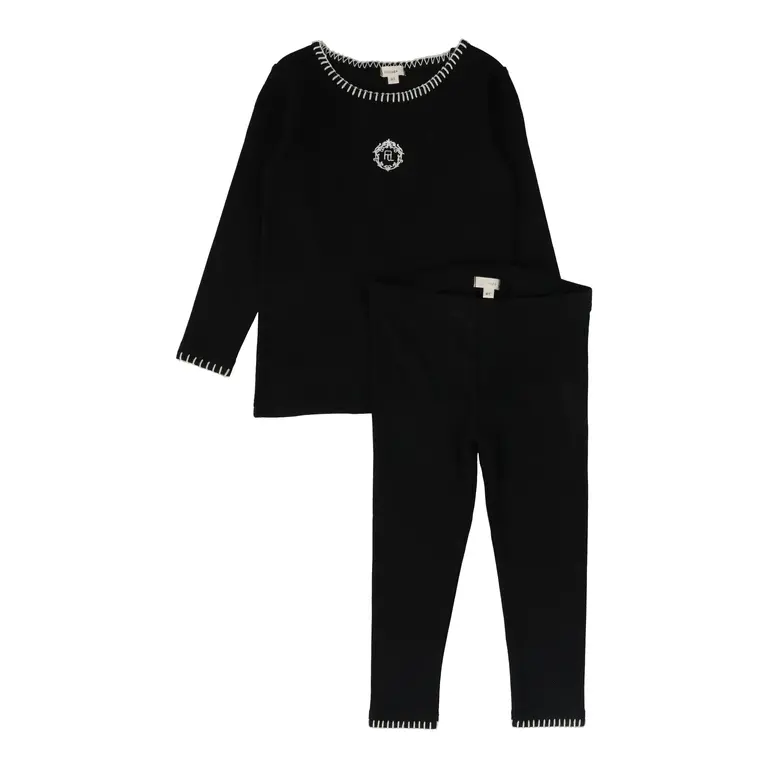 Lil Legs Lil Legs Emblem Pajamas - SS25 -