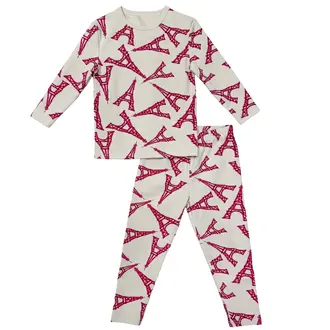 Bunny Love Bunny Love Eiffel Print Pajamas - SP2632 - SS25 -