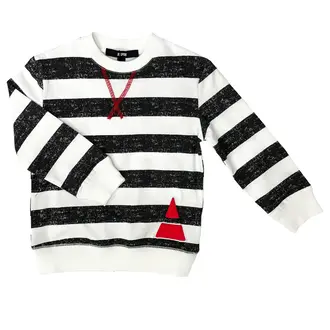 Jolie Enfants Jolie Enfants Heather Striped Sweatshirt - SB3134 - SS25 -