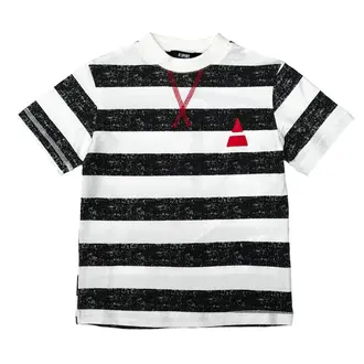 Jolie Enfants Jolie Enfants Heather Striped T-Shirt - Short Sleeve - SB1934- SS25 -