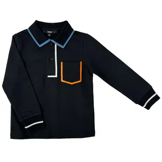 Jolie Enfants Jolie Enfants Contrast Trim Polo - SB11310 - SS25 -