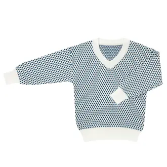 Tior Tior Box Design Crew Sweater - ST1531- SS25 -