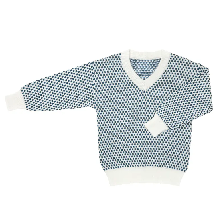 Tior Tior Box Design Crew Sweater - ST1531- SS25 -