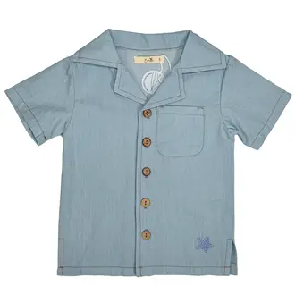Jolie Enfants Jolie Enfants Denim Short Sleeve Shirt - SB1939 - SS25 -