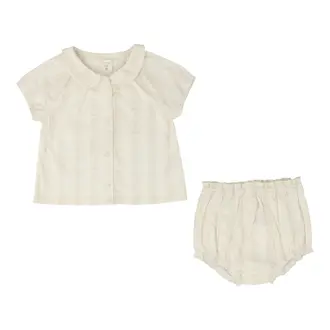 Analogie Analogie Ivy Stripe Puff Sleeve Set - SS25 -