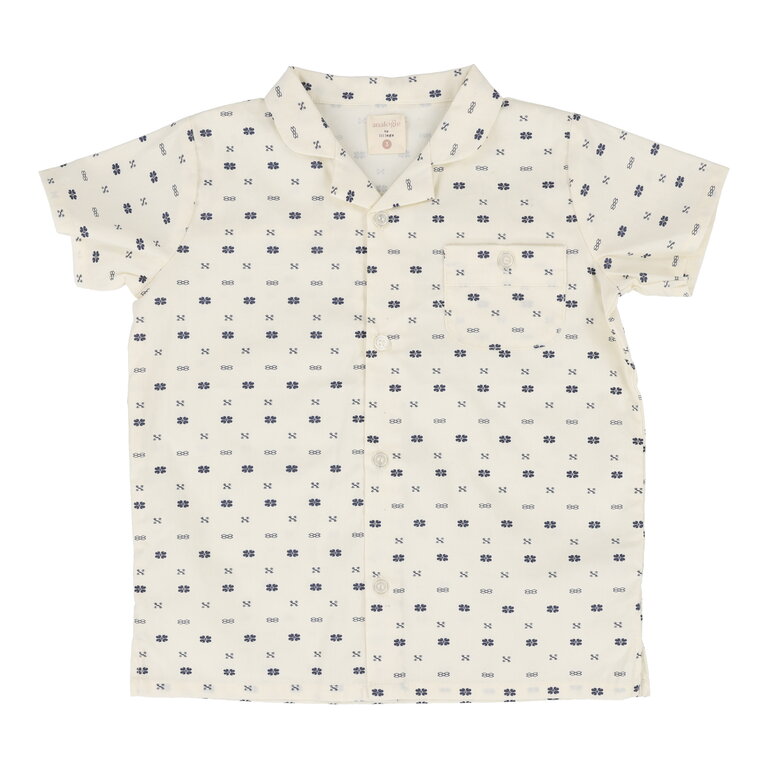 Analogie Analogie Geometric Collar Shirt - SS25 -