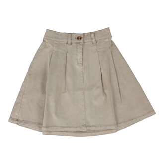 Analogie Analogie Taupe Pleated Skirt - SS25 -
